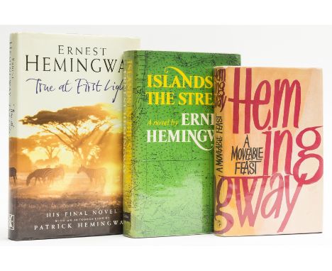 Hemingway  (Ernest) A Moveable Feast, 1964; Islands in the Stream, 1970, first English editions, original boards, dust-jacket