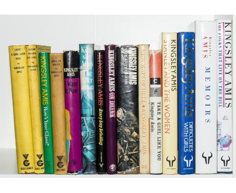 Amis (Kingsley) I Like it Here, 1958; Take a Girl Like You, 1960; New Maps of Hell, 1961, first editions, original cloth, yel