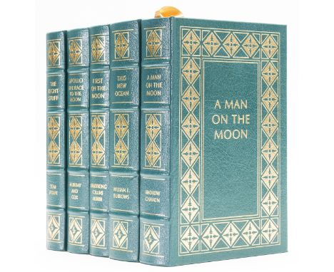 NO RESERVE Space race.- Burrows (William E.) This New Ocean, Norwalk, Easton Press, 1999 § Chaikin (Andrew) A Man on the Moon