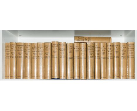 Conrad (Joseph) The Works, 20 vol., plates, most with light foxing to titles and first few pages, first few gatherings starti
