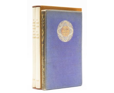 Ruskin (John) Of Queens' Garden; Of King's Treasuries, red initials and decorative borders by Christopher Dean, faint spottin