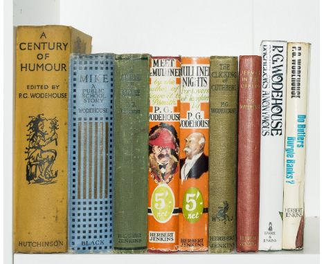 NO RESERVE Wodehouse (P.G.) The Clicking of Cuthbert, 1922; Jeeves in the Offing, 1960; Do Butlers Burgle Banks?, 1968; Bache
