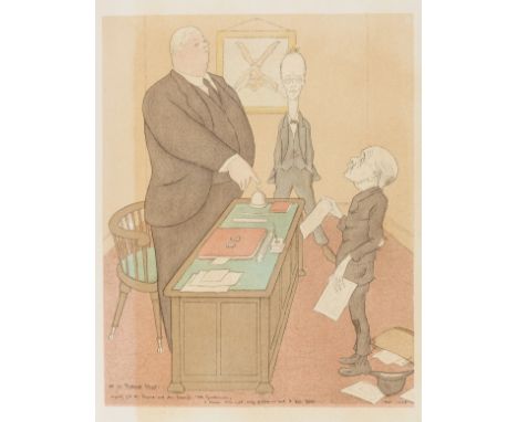 Beerbohm (Max) Things New and Old, one of 380 copies signed by the artist, tipped-in plates, additional signed colour plate i