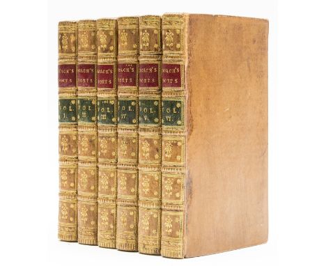 Cruikshank (Isaac).- Roach (J., publisher) Roach's Beauties of the Poets of Great Britain, 24 parts in 6 vol. [complete set],