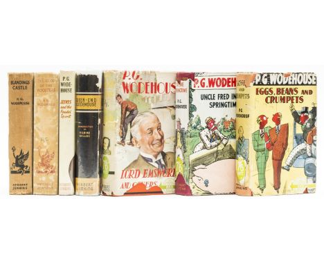 Wodehouse (P.G.) Lord Emsworth and Others, jacket spine faded, chipping to head and foot, internal tearing to spine and upper