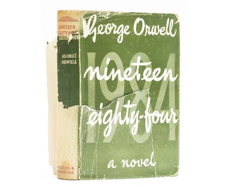 Orwell (George) Nineteen Eighty-Four, first edition, original cloth, slight shelf-lean, light fading to spine and corner tips