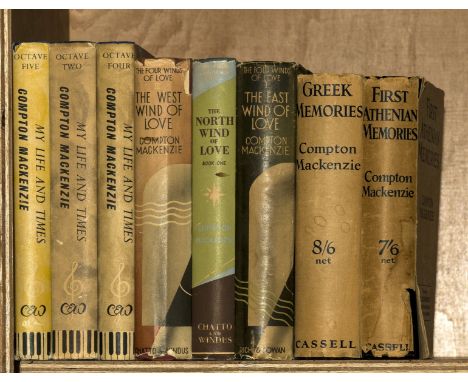 Mackenzie (Compton) First Athenian Memories, inscribed signed and dated by author, dust-jacket, small staining and tears to s