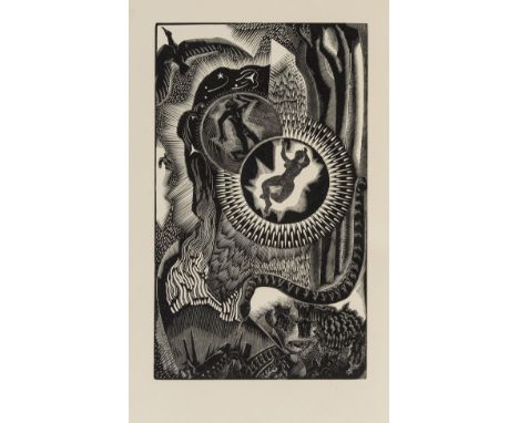 Lawrence  (D.H.) Birds, Beasts and Flowers, number 20 of 500 copies, frontispiece and plates by Blair Hughes-Stanton, origina
