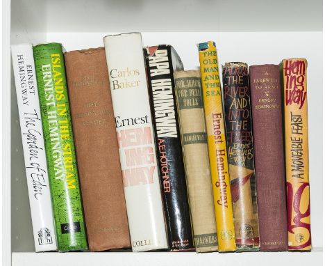 Hemingway (Ernest) A Farewell to Arms, 1929; A Moveable Feast, 1964; Across the River and Into the Trees, 1950, first English