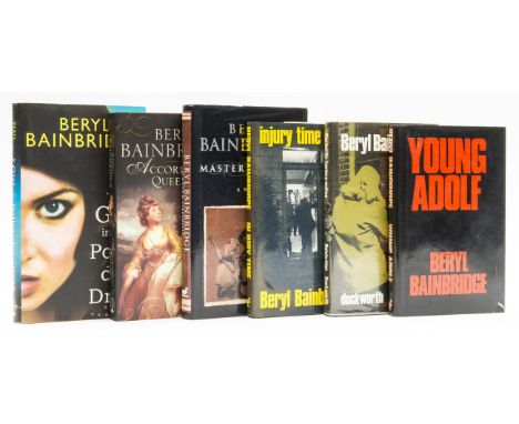 Bainbridge (Beryl) Young Adolf, presentation inscription from the author to title, 1978; The Bottle Factory Outing, 1974; Inj