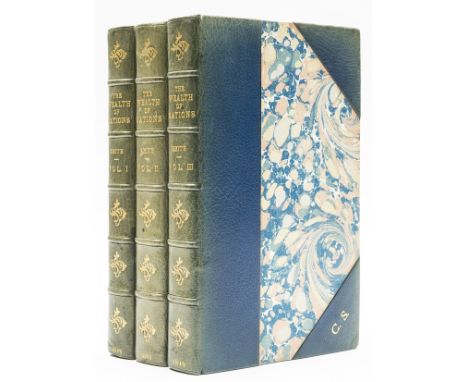 NO RESERVE Smith (Adam) An Inquiry into the Nature and Causes of the Wealth of Nations, 3 vol., light spotting to title and e