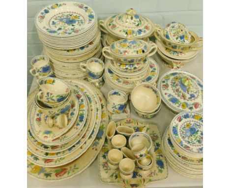 An extensive Mason's Patent Ironstone Regency pattern part dinner, tea and coffee service.