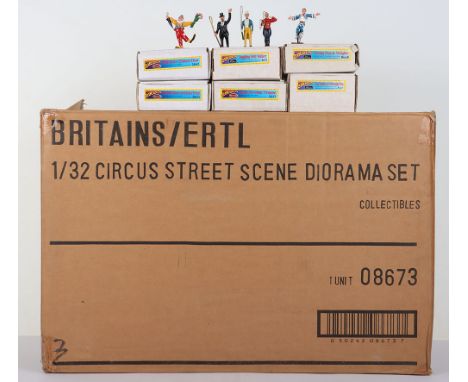 Britains set 08673 Circus Street Scene Diorama with Circus sets 8668, 8669, 8670, 08675, 08677 and 08680 in seven original bo