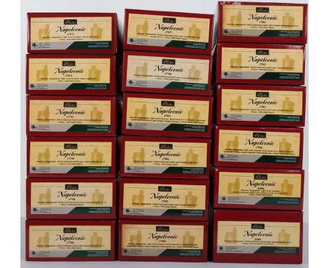 Britains Waterloo matte series Hougoumont Coldstream Guards Light Company sets 17700 (three), 17701, 17672 (two, two men miss
