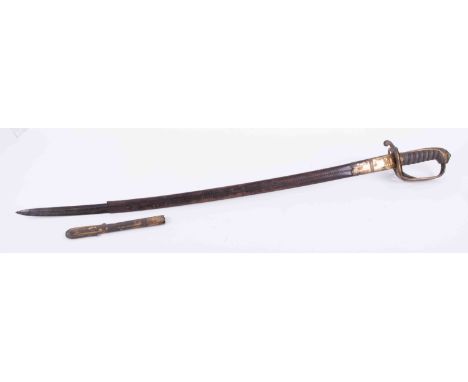 Prosser, a William IV 1822 pattern Naval sword, the blade marked "Prosser Maker to the King, Royal Family & London", the leat