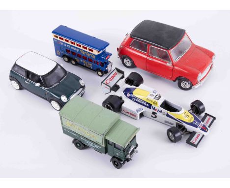 Collection of model cars including Corgi, Burago, Oxford Die-cast etc, approx 70.