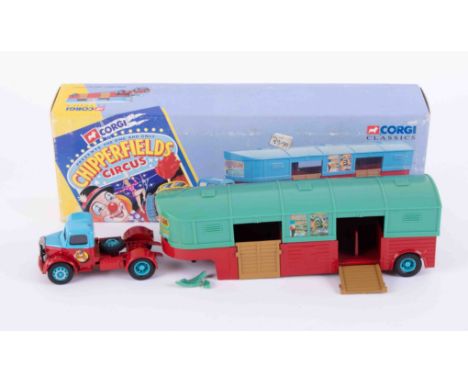 Corgi Chipperfield's Circus 'Bedford O Articulated Horsebox', boxed.