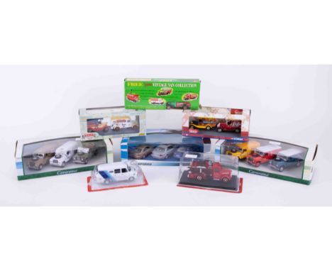 Small collection of model cars including Typhoo Vintage Van Collection, Lledo 'The Dandy', Cararama etc (8).