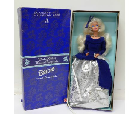 A Barbie doll by Mattel, boxed