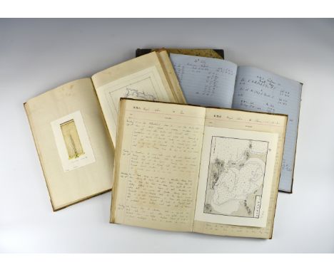 Two Royal Navy ships logs kept by midshipman S.B. Mainguy aboard HMS Blake and HMS Royal Arthur between 15/1/1901 and 14/3/19