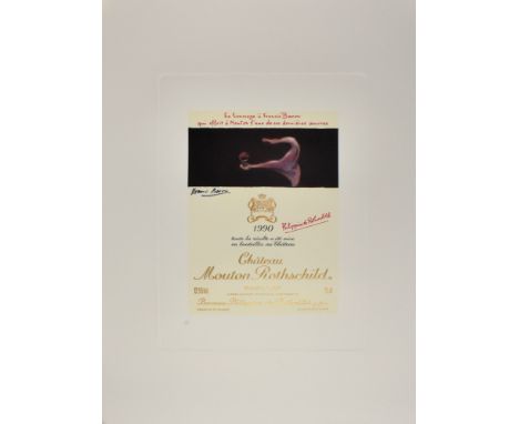 A collection of fourteen Château Mouton Rothschild wine label posters, comprising 1973 - after Pablo Picasso; 1982 - after Jo