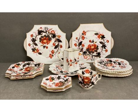 A Wileman and Co (pre Shelly) part tea set in the Japan pattern 