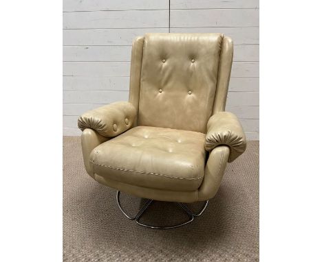 A Schreiber button back swivel chair 