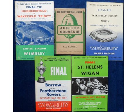 Rugby League Programmes etc., selection, scarce booklet 'The Rugby Football League Jubilee Souvenir Booklet' first edition 19