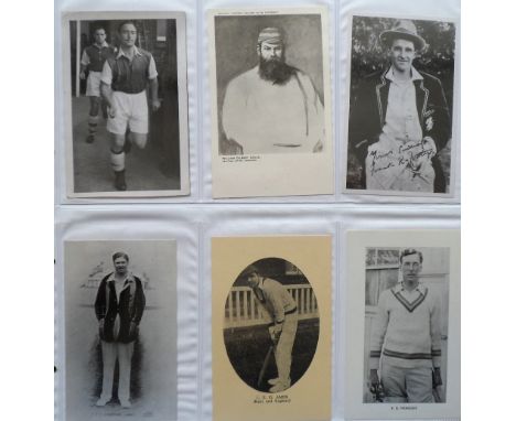 Postcards, Sport, an album of approx. 180 mainly cricketing cards, the majority modern, sold with approx. 100 various sport r