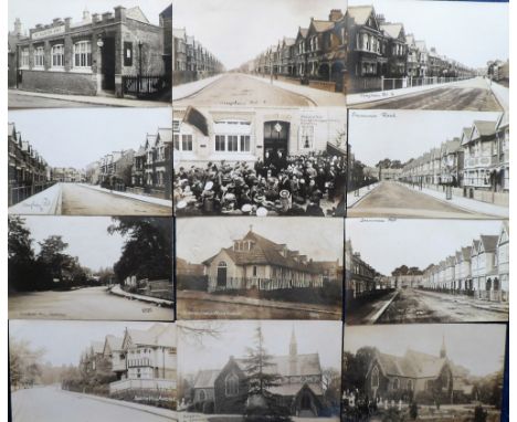 Postcards, Middlesex, a superb selection of 21 Edwardian RP cards of Harrow and its environs all photographed by Albert Henry