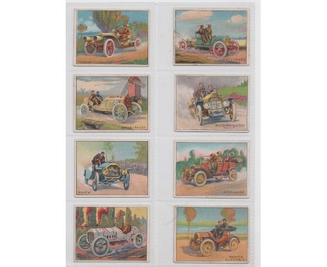 Cigarette cards, USA, ATC, Automobile Series, 'M' size, 11 cards (fair/gd) (11)