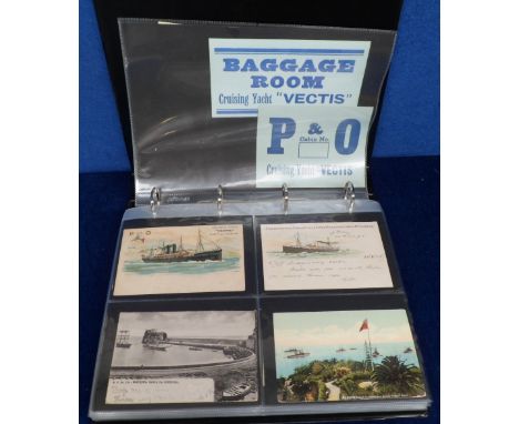 Ephemera, Madeira, a collection of ephemera and postcards circa early 19th to early 20th C, contained in a modern album. Post