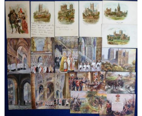 Tony Warr Collection, Postcards, a similar mix of 39 cards illustrated by Harry &amp; Arthur Payne inc. Stewart &amp; Wolf pu