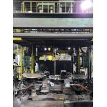 LOW PRESSURE DIE CASTING MACHINE WITH HYDRAULIC PRESS AND FURNACE