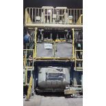 LOW PRESSURE DIE CASTING MACHINE WITH HYDRAULIC PRESS AND FURNACE