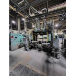 LOW PRESSURE DIE CASTING MACHINE WITH HYDRAULIC PRESS, FURNACE, AND DIE COOLING