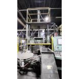 LOW PRESSURE DIE CASTING MACHINE WITH HYDRAULIC PRESS AND FURNACE