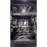 LOW PRESSURE DIE CASTING MACHINE WITH HYDRAULIC PRESS, FURNACE, AND DIE COOLING