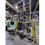 LOW PRESSURE DIE CASTING MACHINE WITH HYDRAULIC PRESS AND FURNACE