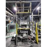 LOW PRESSURE DIE CASTING MACHINE WITH HYDRAULIC PRESS AND FURNACE