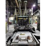 LOW PRESSURE DIE CASTING MACHINE WITH HYDRAULIC PRESS, FURNACE, AND DIE COOLING