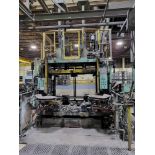 LOW PRESSURE DIE CASTING MACHINE WITH HYDRAULIC PRESS, FURNACE, AND DIE COOLING