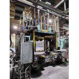 LOW PRESSURE DIE CASTING MACHINE WITH HYDRAULIC PRESS, FURNACE, AND DIE COOLING