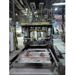 LOW PRESSURE DIE CASTING MACHINE WITH HYDRAULIC PRESS, FURNACE, AND DIE COOLING