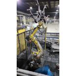 2015 LPM VERTICAL DESPRUE DRILLING MACHINE MODEL: FM 2000 WITH FANUC ROBOT R-2000IC-165