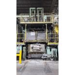 LOW PRESSURE DIE CASTING MACHINE WITH HYDRAULIC PRESS AND FURNACE