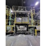 LOW PRESSURE DIE CASTING MACHINE WITH HYDRAULIC PRESS AND FURNACE