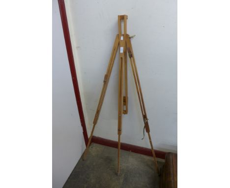 An artist's easel 