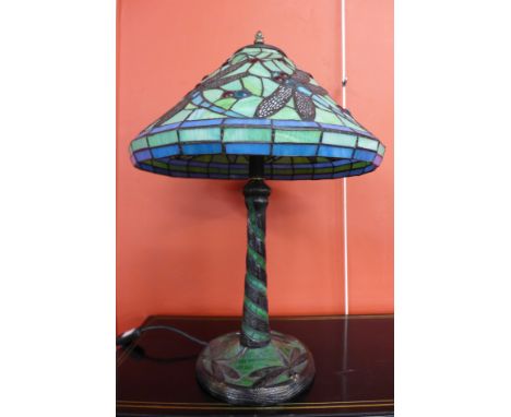 A Tiffany style table lamp 