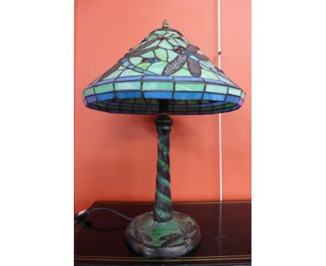 A Tiffany style table lamp 